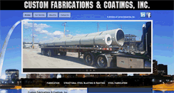 Desktop Screenshot of customfabandcoatings.com
